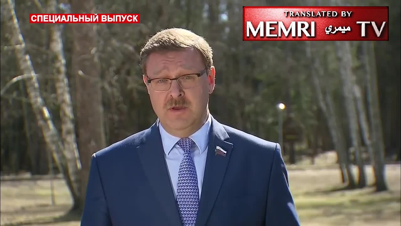 Russian Diplomat Konstantin Kosachev following Missile Strikes on Syria: Russia Is Saving the World